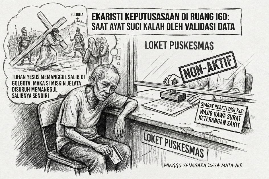 Ekaristi Keputusasaan di Ruang IGD: Saat Ayat Suci Kalah oleh Validasi Data