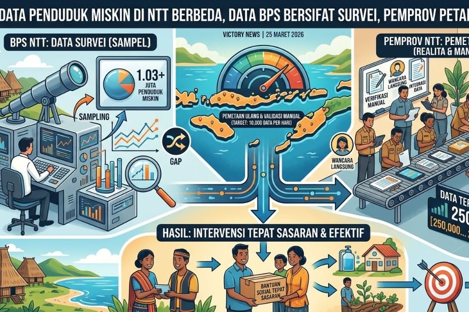 Data Penduduk Miskin di NTT Berbeda, Data BPS Bersifat Survei, Pemprov Petakan Ulang