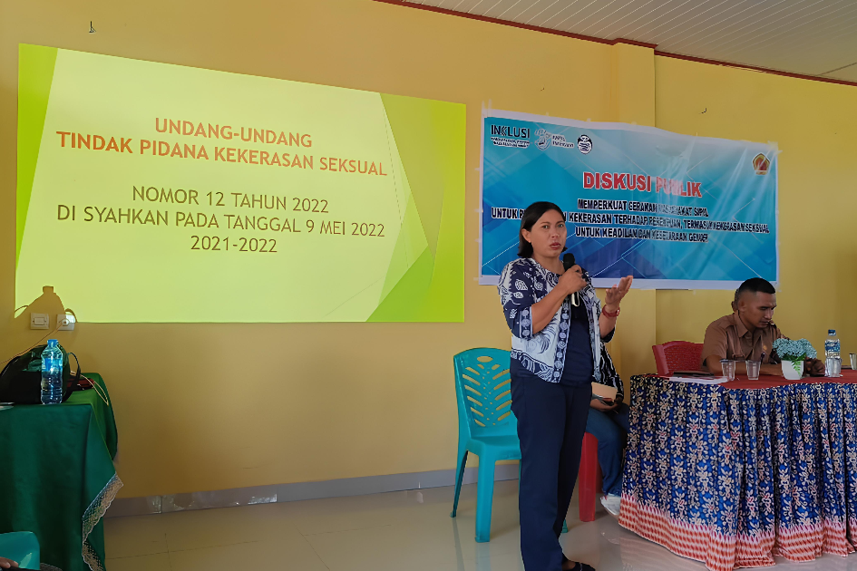 Perkuat Gerakan Masyarakat Sipil, PEKA - PM dan Pemdes Mata Air Gelar Diskusi Publik Pencegahan Kekerasan Seksual